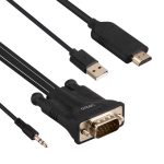 Onten OTN-5152 VGA to HDTV Adapter with Audio Plug and play VGA input support up to 1920x1920 resolution - Image 4