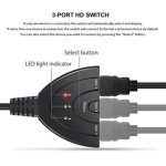 HDTV 2.0 Switcher 4K HD Switch HDTV Splitter Adapter Cable 3 Port 3X1 (3 in 1 Out) for HDTV PS4/3 Xbos - Image 7
