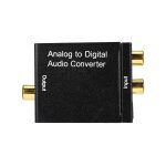 Analog L/R to Digital with Optical Toslink Audio Converter Adapter