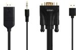 Onten OTN-5152 VGA to HDTV Adapter with Audio Plug and play VGA input support up to 1920x1920 resolution - Image 2