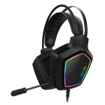 IMPERION HS-G51 SILVER SHIELD USB POWERED FULL SIZE RGB GAMING HEADSET WITH MICROPHONE 2.5 METER CABLE (G51) - Image 2