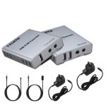 HDTV USB KVM Extender 60M Over cat5/6 Ethernet KVM Switch Mouse&Keyboard Port - Image 6