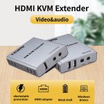 HDTV USB KVM Extender 60M Over cat5/6 Ethernet KVM Switch Mouse&Keyboard Port